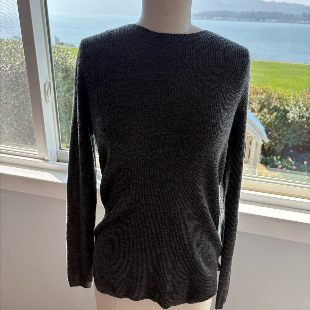 Vanessa Bruno Dark Gray Crewneck Sweater